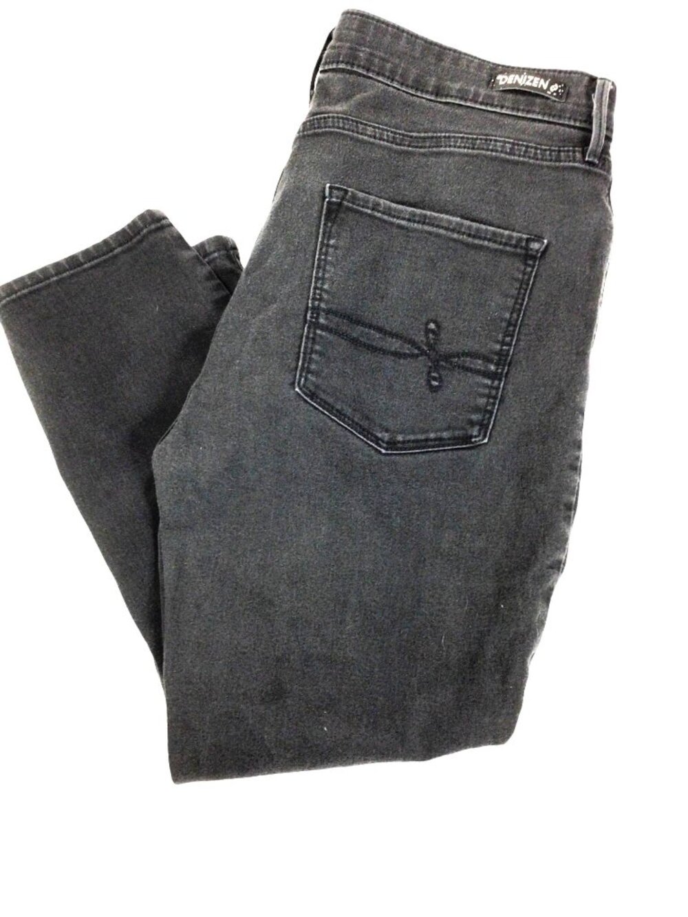 Denizen From Levis High Rise Ankle Skinny Black Jeans Women